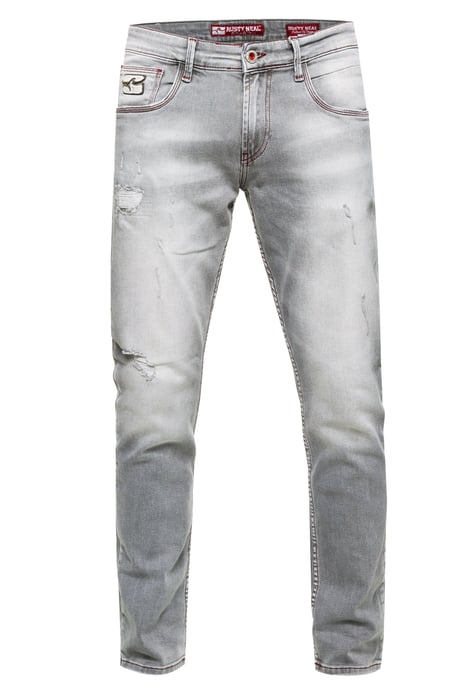 Jeansbroek "TORI" slim fit destroyed denim - Image 1