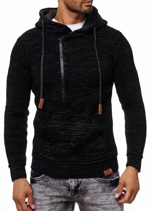 1/2 Zip Chunky Slim Fit Hoodie - Image 3