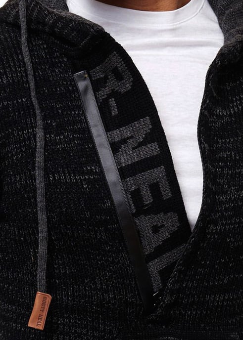 1/2 Zip Chunky Slim Fit Hoodie - Image 5