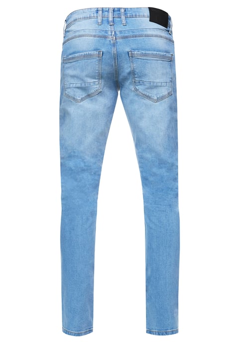 Lichtblauwe gebruikte jeansbroek "MELVIN" Slim Fit katoen-stretch - Image 2