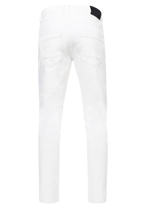 Witte denim jeansbroek "MELVIN" slim fit katoen-stretch - Image 2