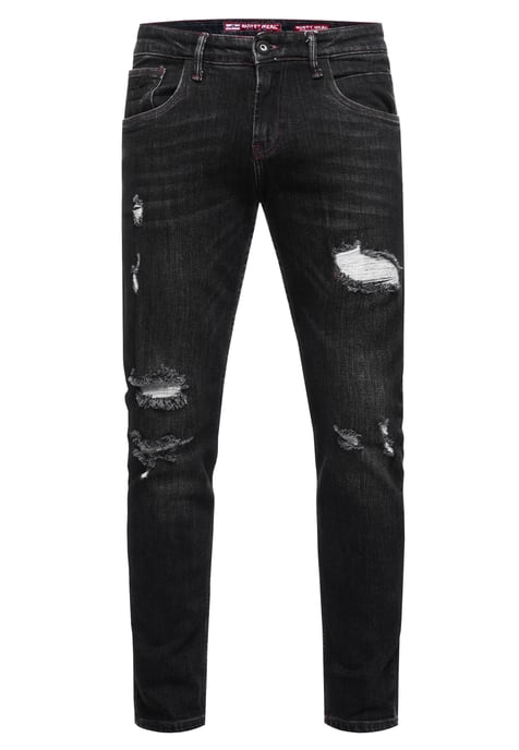 Jeansbroek "TORI" slim fit destroyed denim - Image 1