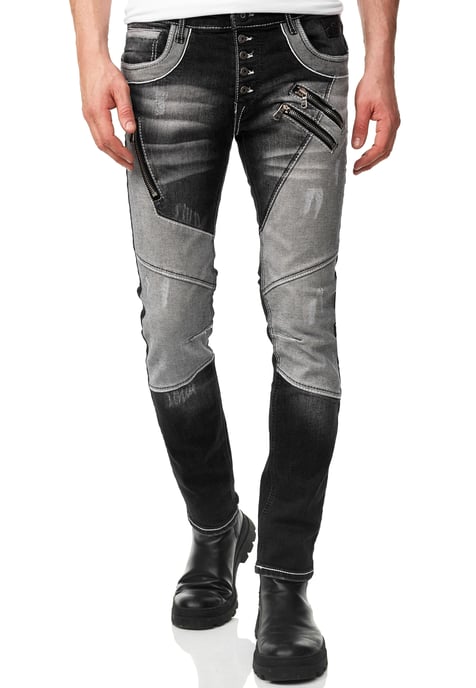 Jeansbroek "URUMA" slim fit (DE BUITENGEWONE) - Image 4
