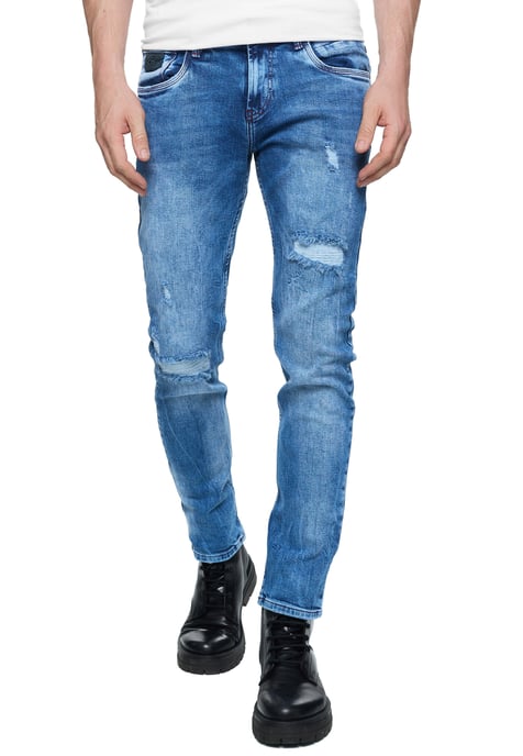 Jeans Trousers "TORI" Slim Fit Destroyed Denim - Image 4
