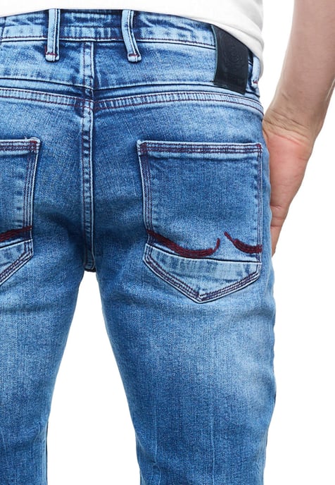 Jeans Trousers "TORI" Slim Fit Destroyed Denim - Image 6