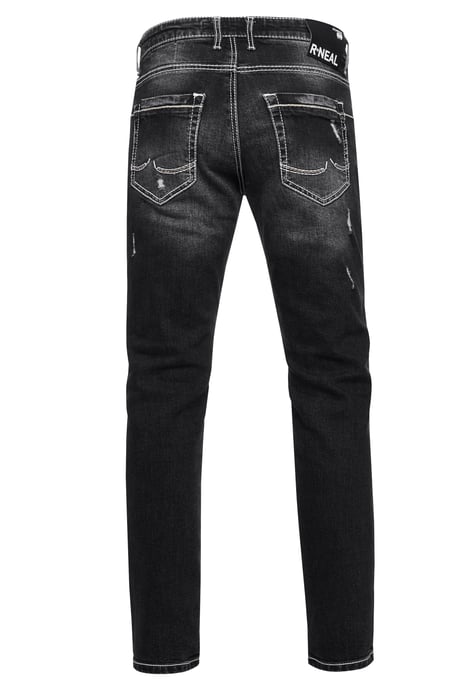 Jeansbroek "MINO" slim fit stretch destroyed broek - Image 2
