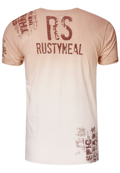 T-Shirt Wash with gradient and prints - Image 2