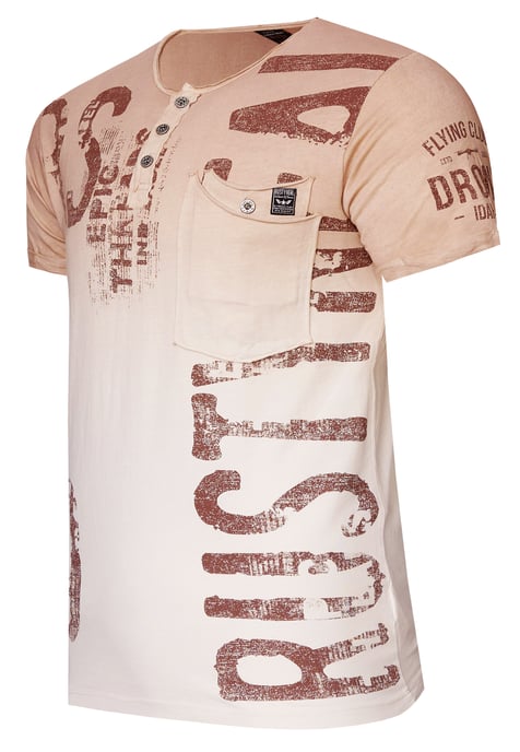 T-Shirt Wash with gradient and prints - Image 3