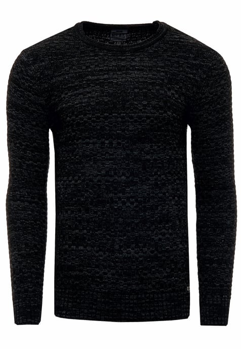 Round Neck Knitted Sweater - Image 1