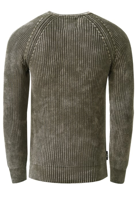 Washed knit sweater in vintage look - Image 2