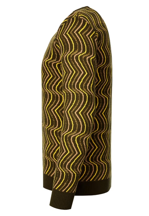 80s Design Fijn Gebreide Trui Met Ronde Hals - Image 2
