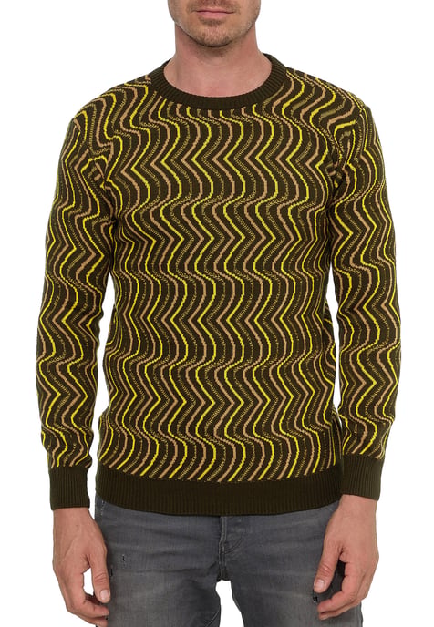80s Design Fijn Gebreide Trui Met Ronde Hals - Image 4