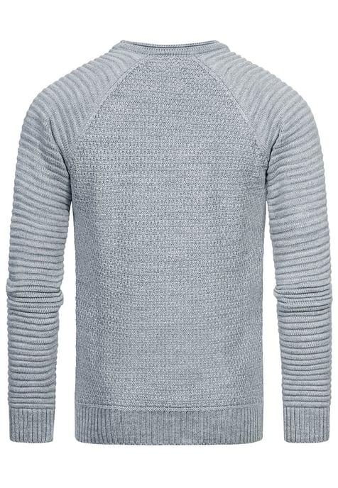 Zware biker Chunky trui met ronde hals - Image 2