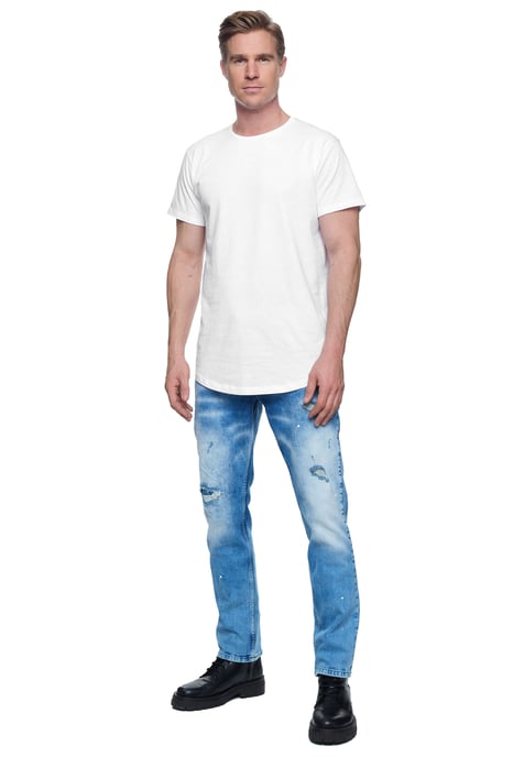 Jeansbroek "YOKOTE" rechte pasvorm stone-washed - Image 3