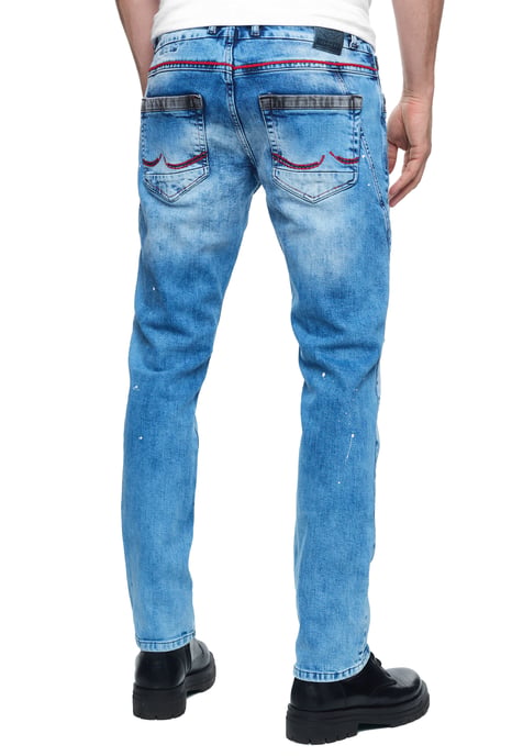 Jeansbroek "YOKOTE" rechte pasvorm stone-washed - Image 5