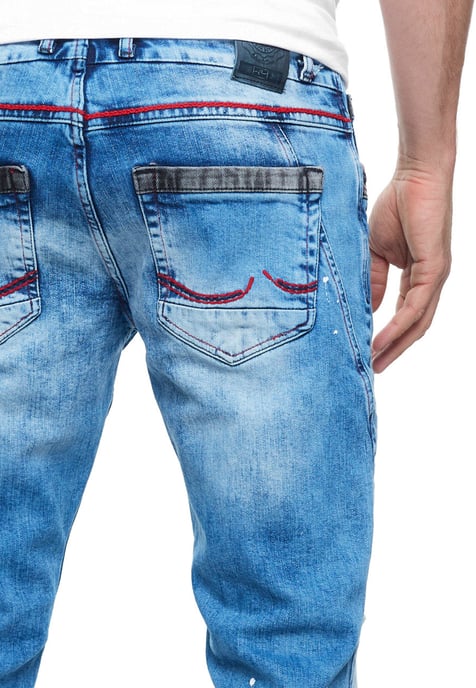 Jeansbroek "YOKOTE" rechte pasvorm stone-washed - Image 6