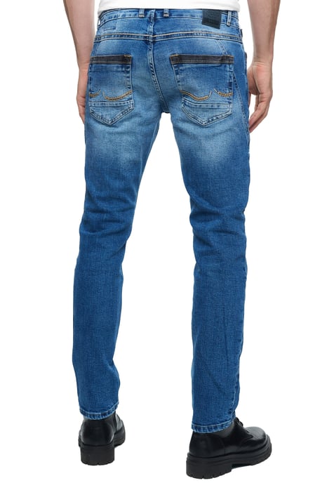 Jeansbroek "YOKOTE" rechte pasvorm stone-washed - Image 5
