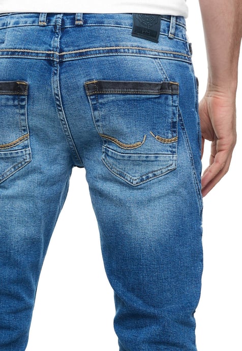 Jeansbroek "YOKOTE" rechte pasvorm stone-washed - Image 6