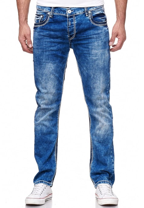 Jeansbroek "LEVIN" Blauw Gebruikt - Image 3