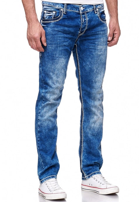 Jeansbroek "LEVIN" Blauw Gebruikt - Image 5