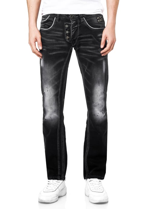 Jeansbroek "RUBEN" Zwart Gebruikt - Image 3