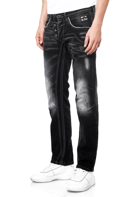 Jeansbroek "RUBEN" Zwart Gebruikt - Image 4