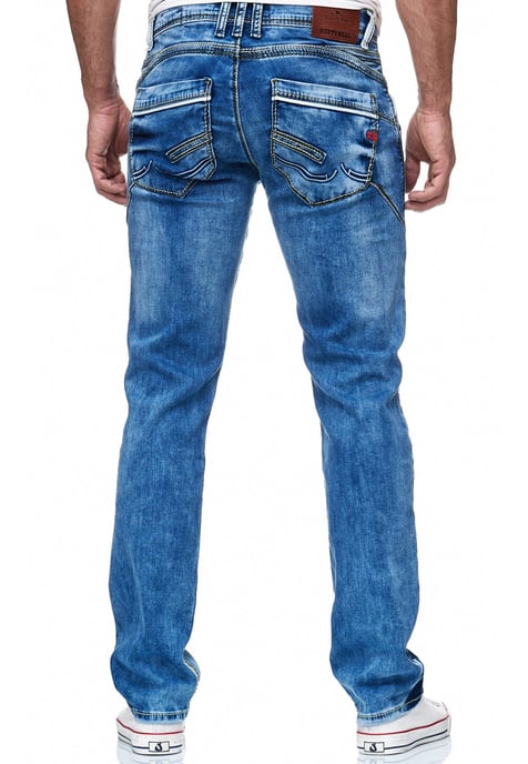 Jeansbroek "RUBEN" Blauw Gebruikt - Image 6
