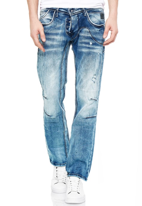 Jeansbroek "RUBEN" Ice Washed - Image 3