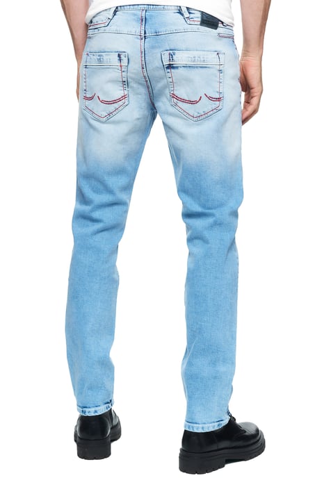 Jeansbroek "TOYAMA" Regular Fit met contrastnaad - Image 5