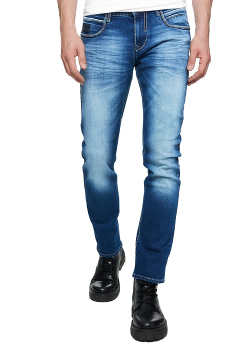 Jeansbroek "TOYAMA" Regular Fit met contrastnaad - Image 4