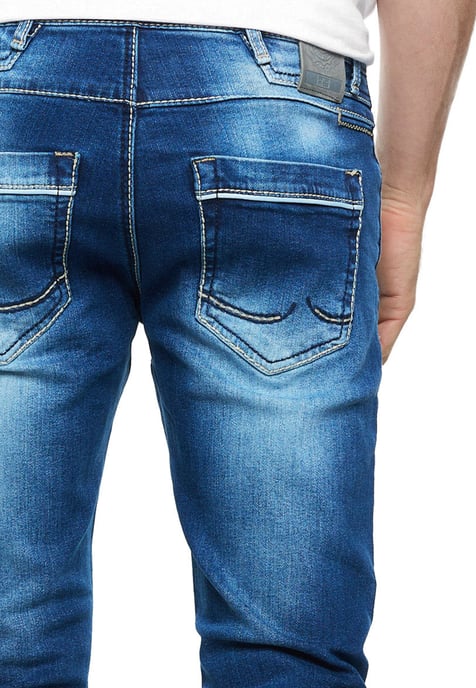 Jeansbroek "TOYAMA" Regular Fit met contrastnaad - Image 6