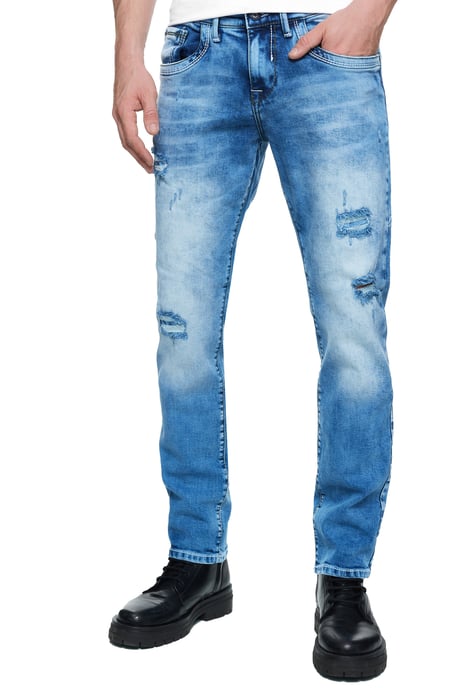 Jeansbroek "ODAR" destroyed regular fit stretch - Image 4