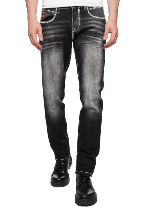 Jeans Trousers "TOYAMA" Regular fit with contrast seam - Image 4