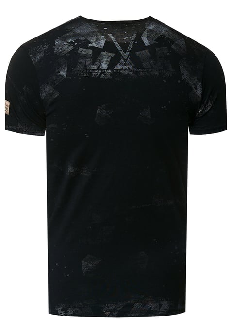 V-hals T-shirt met logo-print aan de zijkant - Image 2