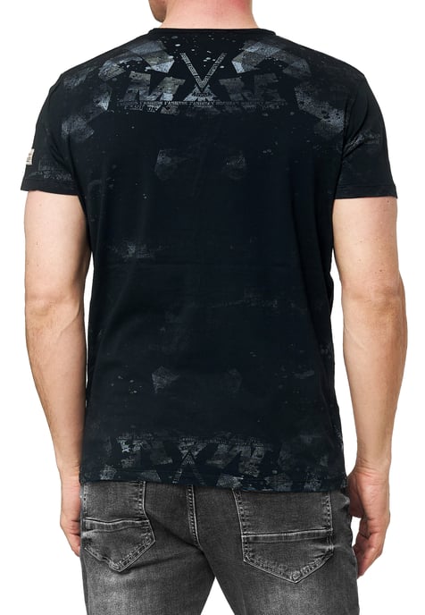 V-hals T-shirt met logo-print aan de zijkant - Image 4