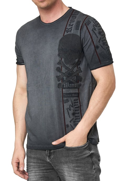 Biker T-Shirt Front & Back Printed - Image 3