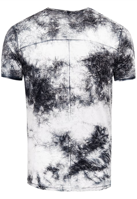 T-shirt in kleur met logo-print in de stijl van Tie Dye Batik - Image 2