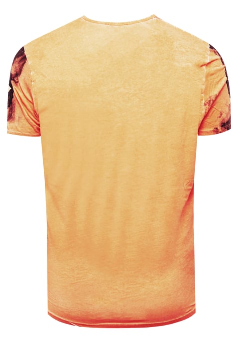 T-shirt met logo-print en knoopsluiting - Image 2