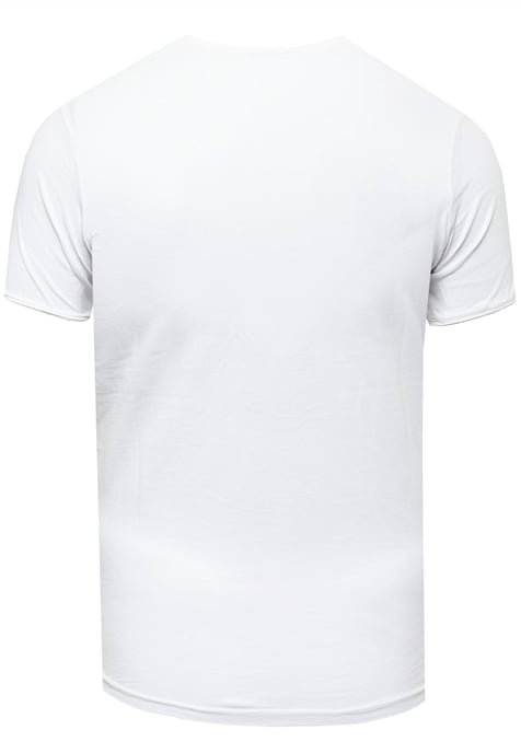 Olie-gewassen T-shirt met knoopjes aan de zijkant en prints - Image 2