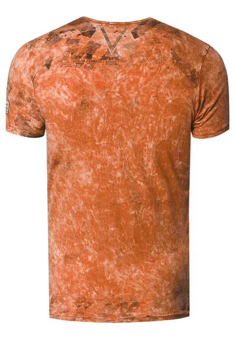 V-hals T-shirt met logo-print aan de zijkant - Image 2