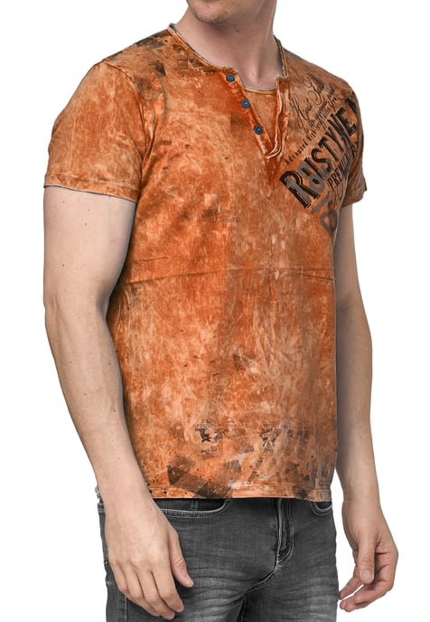 V-hals T-shirt met logo-print aan de zijkant - Image 3