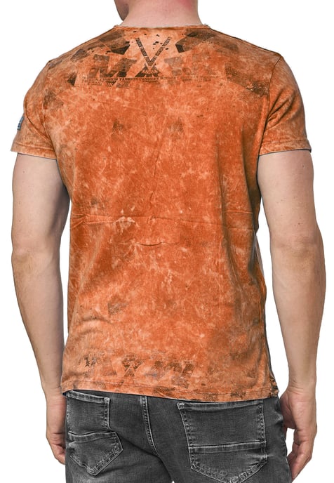 V-hals T-shirt met logo-print aan de zijkant - Image 4