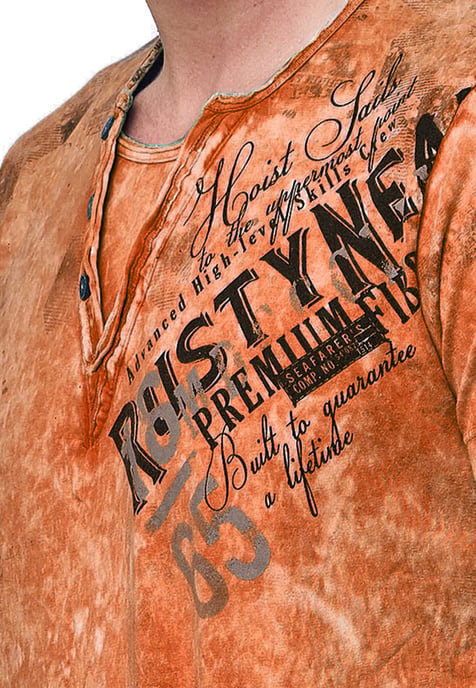 V-hals T-shirt met logo-print aan de zijkant - Image 5