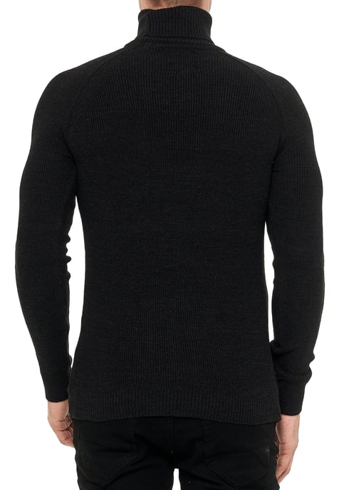 Slim Fit Fijngebreide Zakelijke Coltrui - Image 4