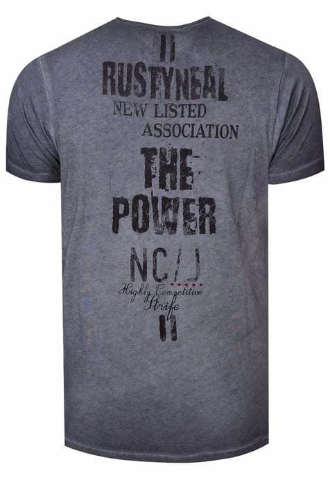 Gewassen T-shirt met dubbele knoopsluiting - Image 3