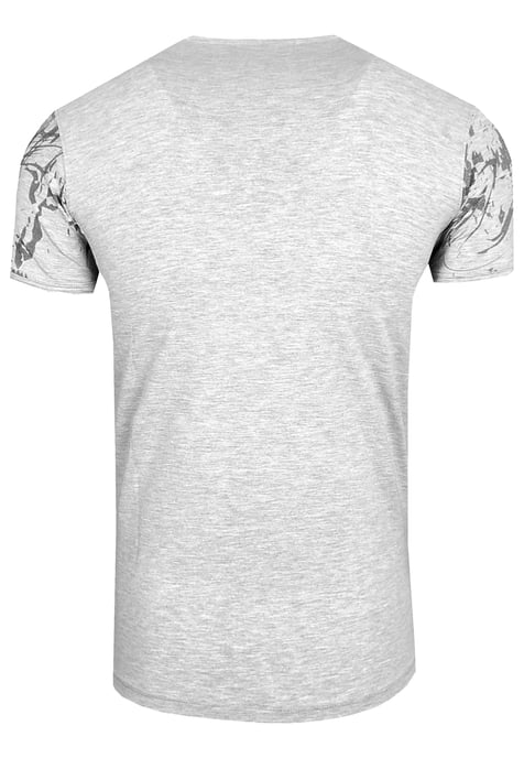 T-shirt met V-hals in strassontwerp - Image 2