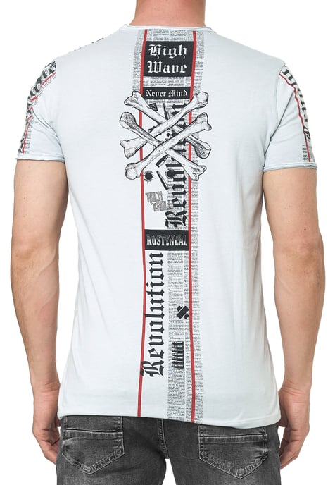 T-shirt met voor- en achterkant bedrukt - Image 4