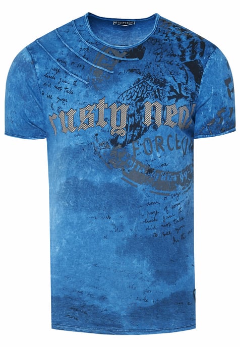 gewassen T-shirt met adelaarprint - Image 1
