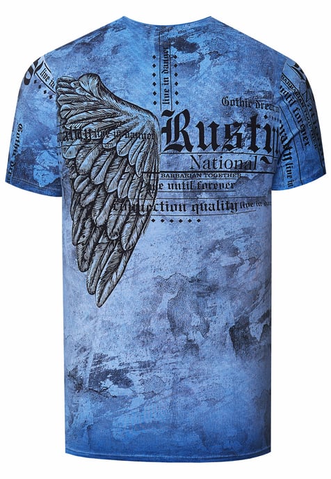 Biker T-shirt met all-over print - Image 2