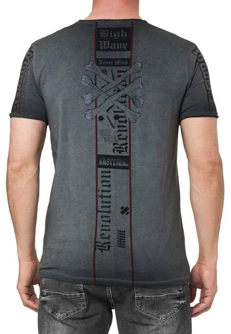 T-shirt met voor- en achterkant bedrukt - Image 4